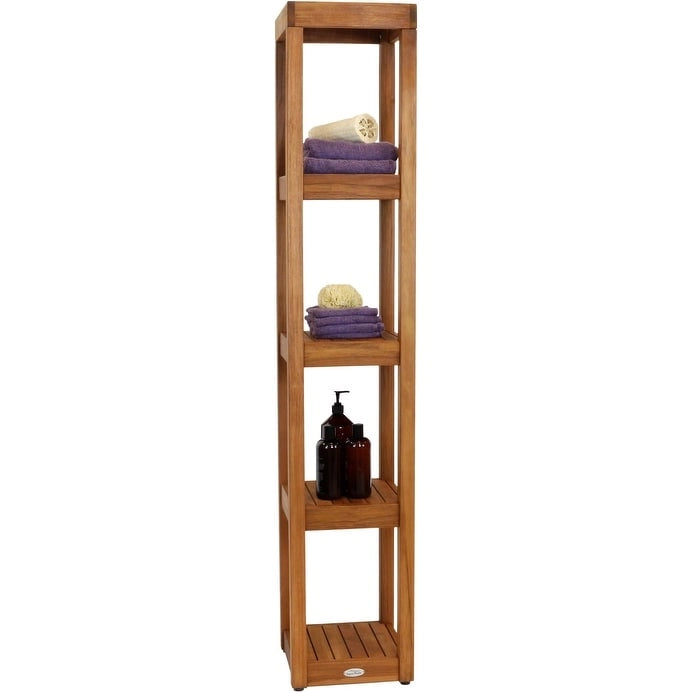 The Original Square Teak Bath Stand