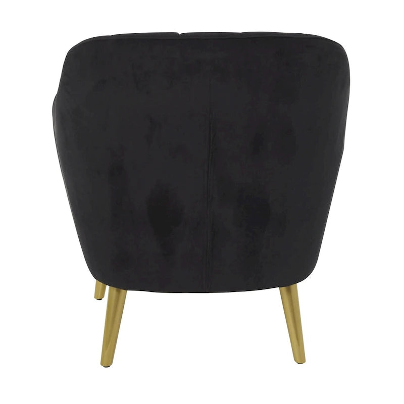 Polyester Room Accent Chair - Black, Blue, or Yellow