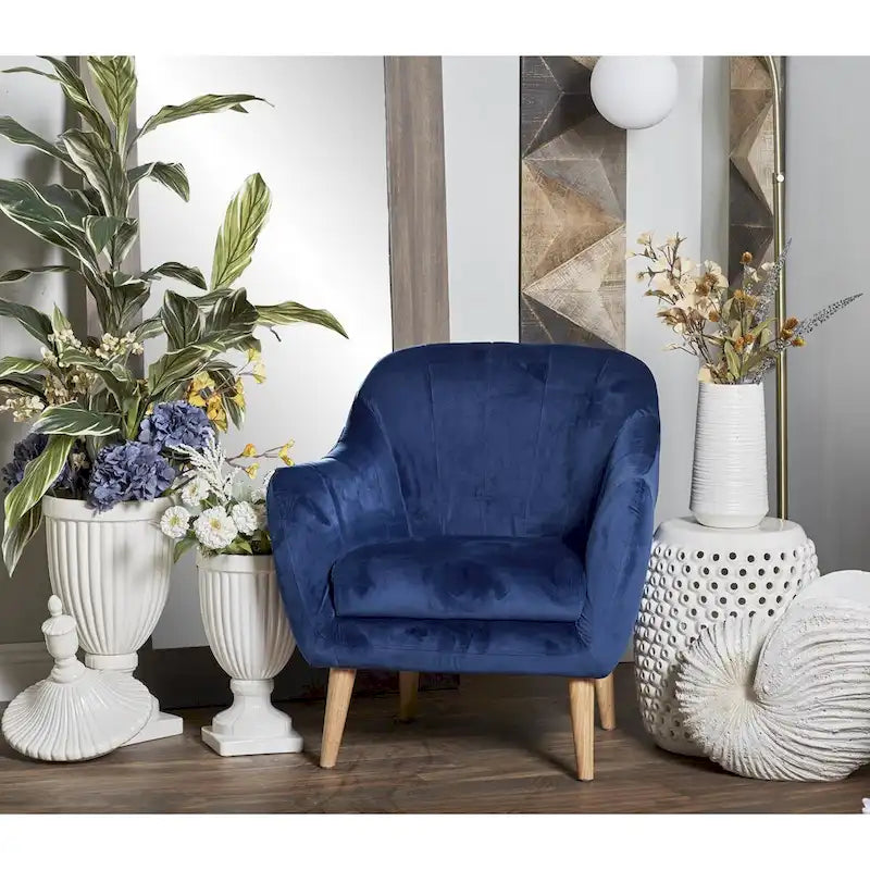 Polyester Room Accent Chair - Black, Blue, or Yellow