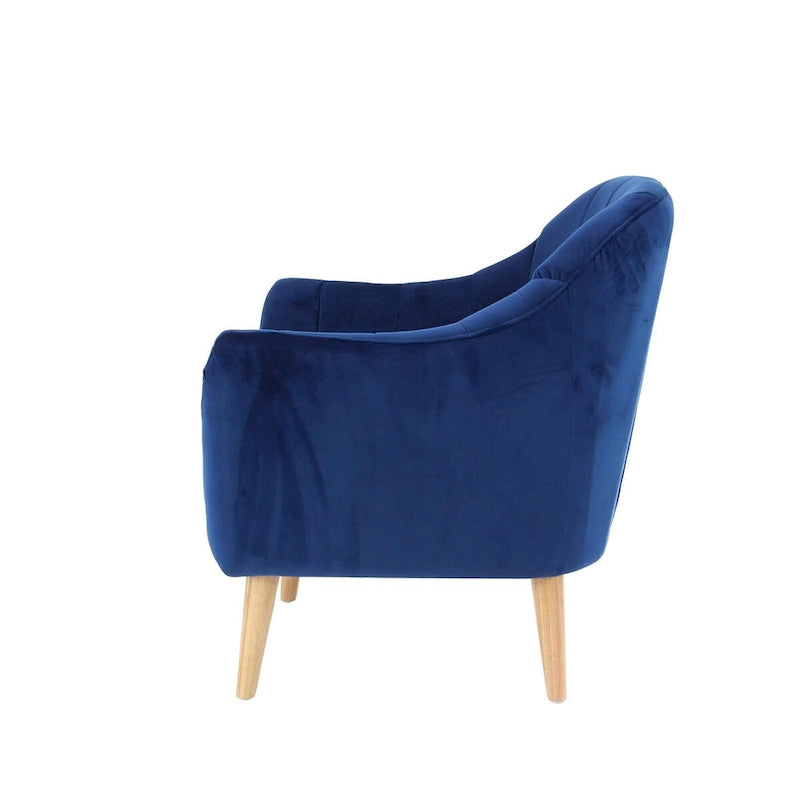 Polyester Room Accent Chair - Black, Blue, or Yellow