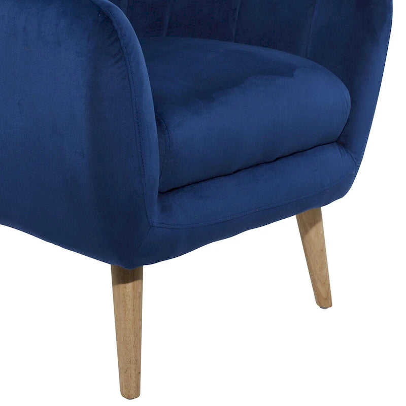 Polyester Room Accent Chair - Black, Blue, or Yellow