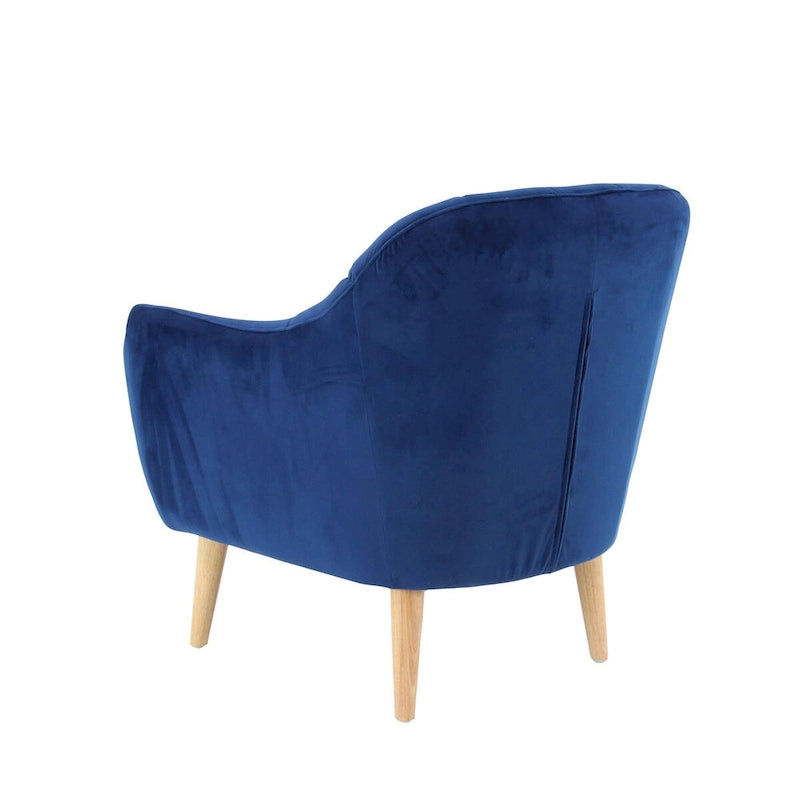 Polyester Room Accent Chair - Black, Blue, or Yellow
