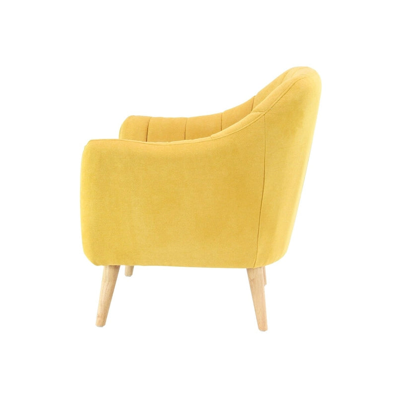Polyester Room Accent Chair - Black, Blue, or Yellow