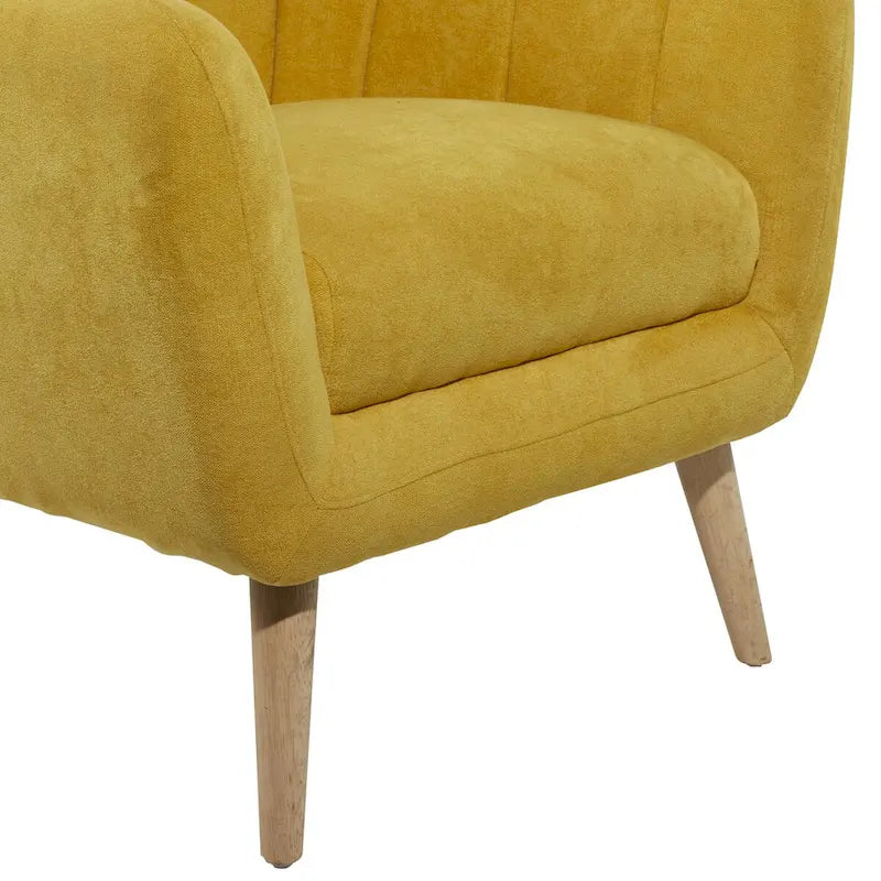 Polyester Room Accent Chair - Black, Blue, or Yellow