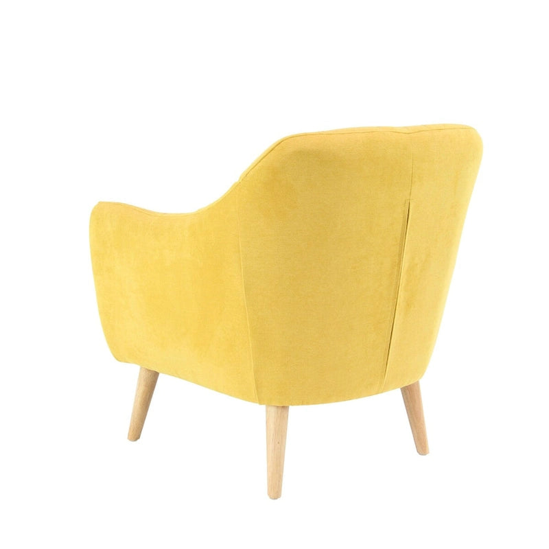 Polyester Room Accent Chair - Black, Blue, or Yellow
