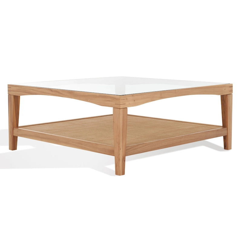 Square Glass Coffee Table - 40W x 40D x 17H