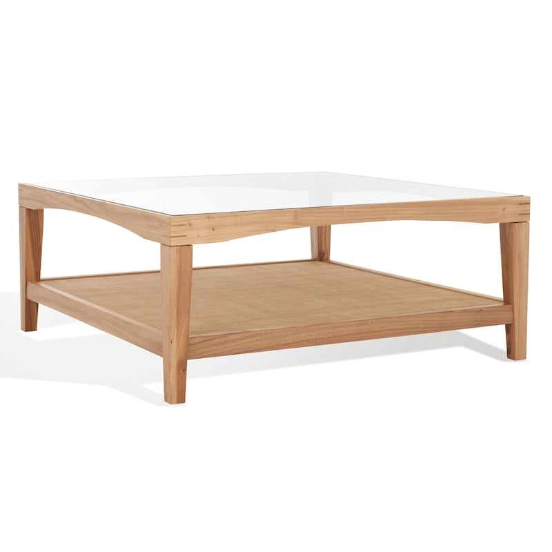 Square Glass Coffee Table - 40W x 40D x 17H